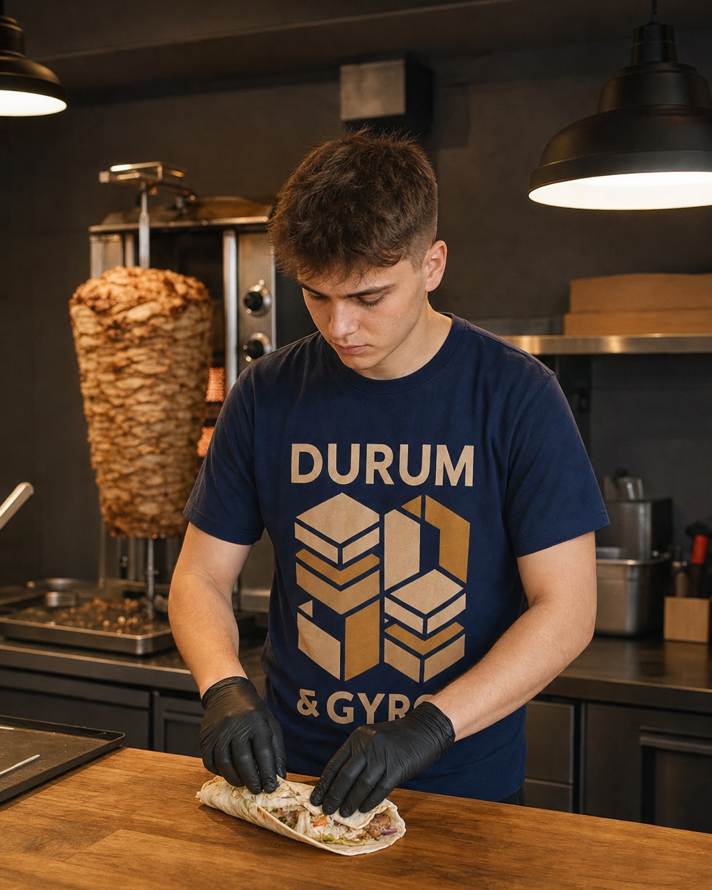 Футболки для сети DURUM & GYROS — фото